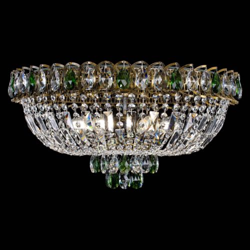 Люстра Астра Бутон №6 под бронзу Зеленая в Кирове Гусь Хрустальный