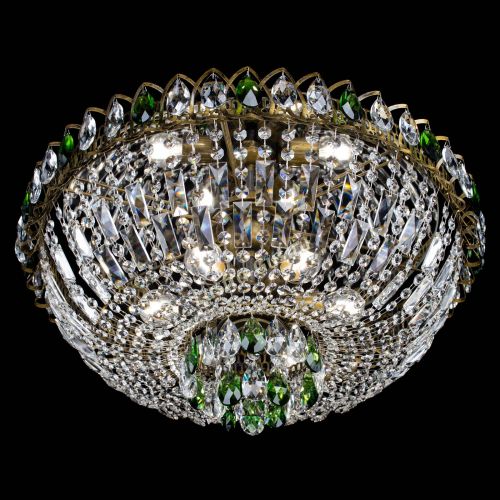 Люстра Астра Бутон №6 под бронзу Зеленая в Кирове Гусь Хрустальный