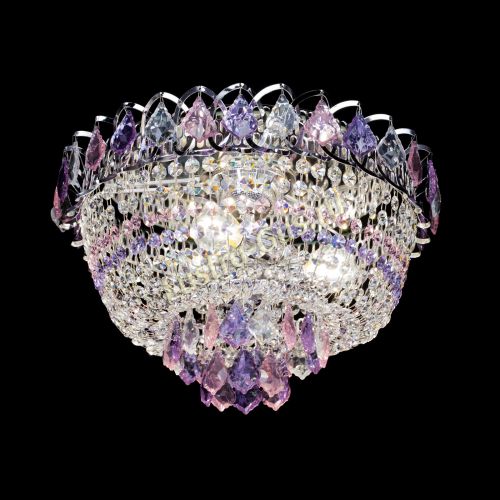Люстра Астра дубик ровозо-фиолетовая в Кирове Гусь Хрустальный