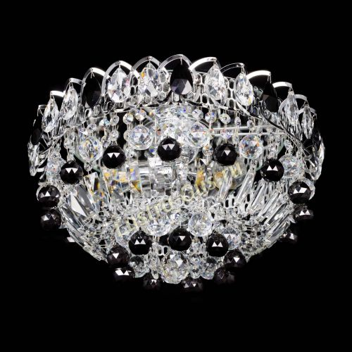 Люстра Астра Шар №3 Черная в Кирове Гусь Хрустальный