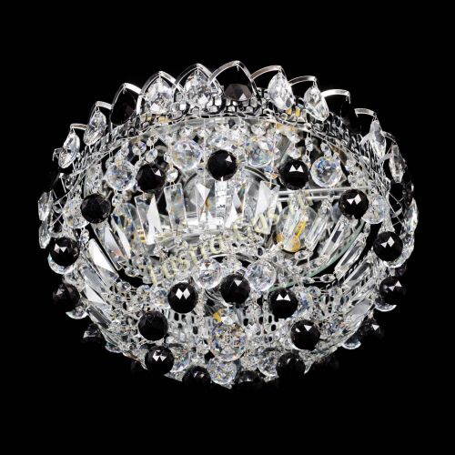 Люстра Астра Шар №3 Черная в Кирове Гусь Хрустальный