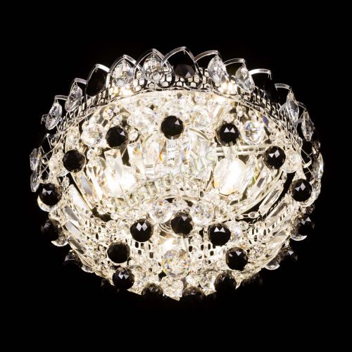 Люстра Астра Шар №3 Черная в Кирове Гусь Хрустальный