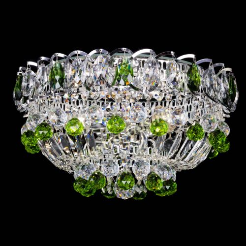 Люстра Астра Шар №3 Зеленая в Кирове Гусь Хрустальный