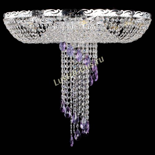 Люстра Диана №1 фиолетовая в Кирове Гусь Хрустальный