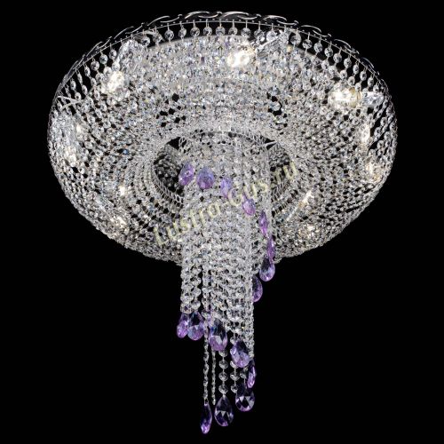 Люстра Диана №1 фиолетовая в Кирове Гусь Хрустальный