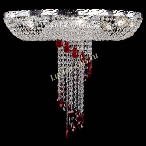 Люстра Диана №1 красная в Кирове Гусь Хрустальный
