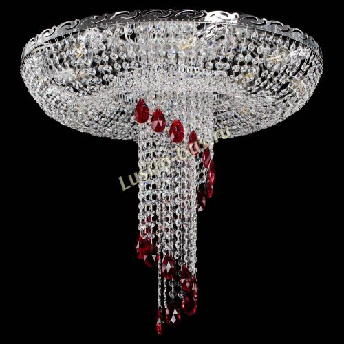 Люстра Диана №1 красная в Кирове Гусь Хрустальный