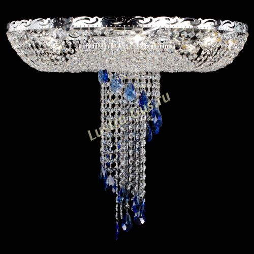 Люстра Диана №1 синяя в Кирове Гусь Хрустальный