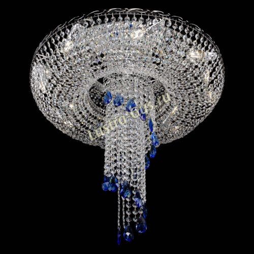 Люстра Диана №1 синяя в Кирове Гусь Хрустальный