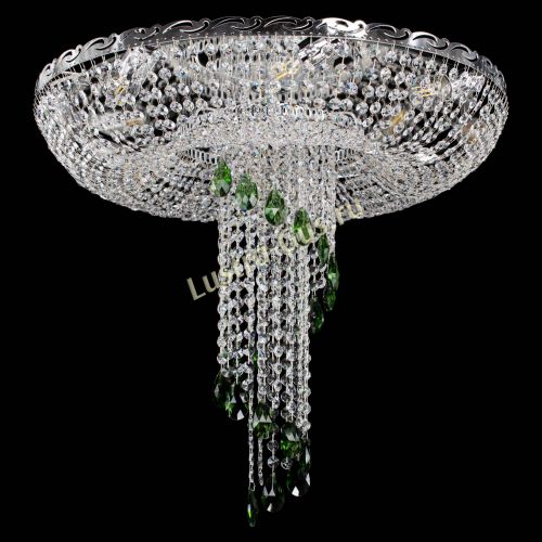 Люстра Диана №1 зеленая в Кирове Гусь Хрустальный