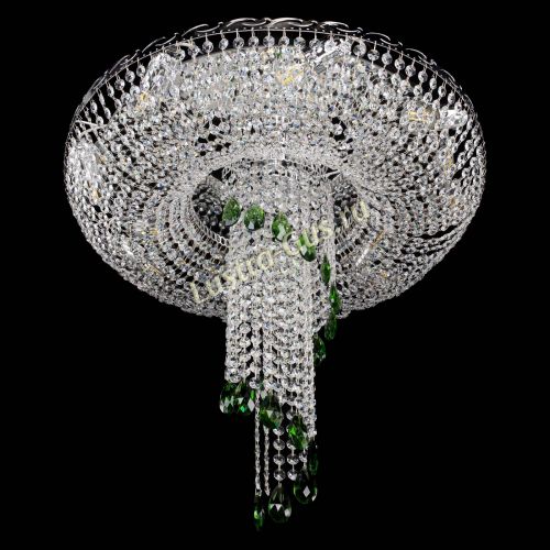 Люстра Диана №1 зеленая в Кирове Гусь Хрустальный
