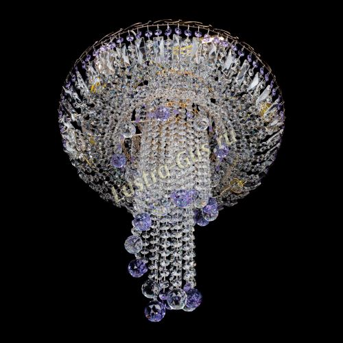 Люстра Диана №6 Шар 30 фиолетовая в Кирове Гусь Хрустальный