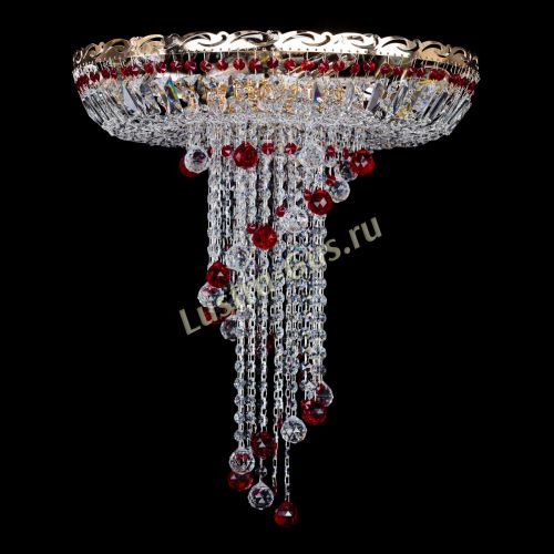 Люстра Диана №6 Шар 30 красная в Кирове Гусь Хрустальный