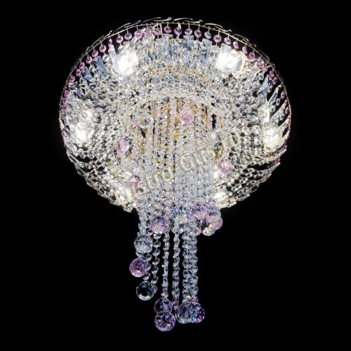 Люстра Диана №6 Шар 30 розовая в Кирове Гусь Хрустальный