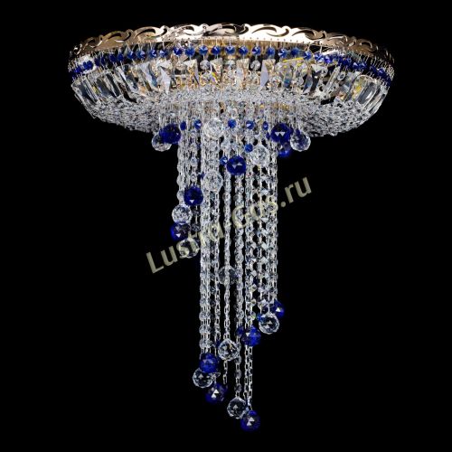 Люстра Диана №6 Шар 30 синяя в Кирове Гусь Хрустальный