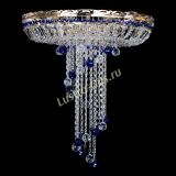 Люстра Диана №6 Шар 30 синяя в Кирове