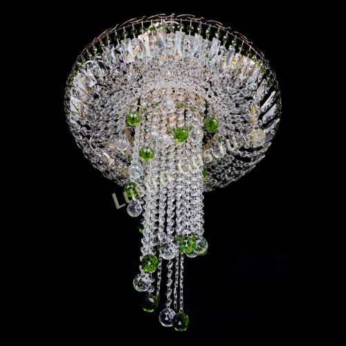 Люстра Диана №6 Шар 30 зеленая в Кирове Гусь Хрустальный