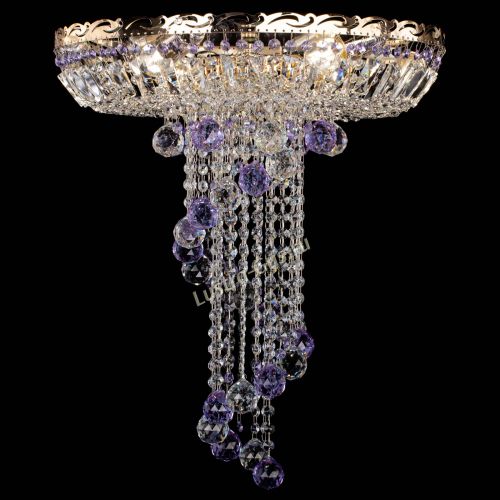 Люстра Диана №6 Шар 40 фиолетовая в Кирове Гусь Хрустальный