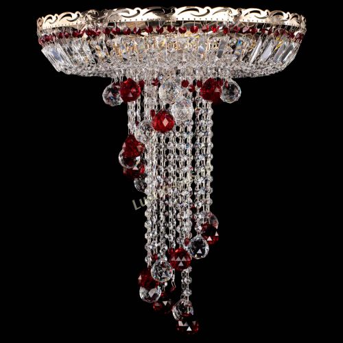 Люстра Диана №6 Шар 40 красная в Кирове Гусь Хрустальный