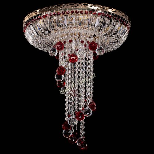 Люстра Диана №6 Шар 40 красная в Кирове Гусь Хрустальный
