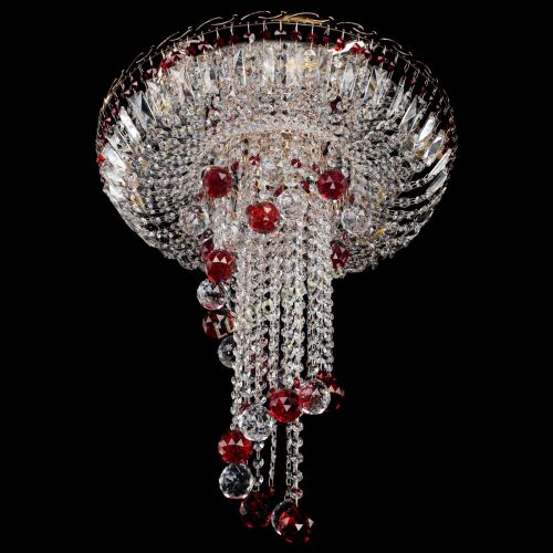 Люстра Диана №6 Шар 40 красная в Кирове Гусь Хрустальный