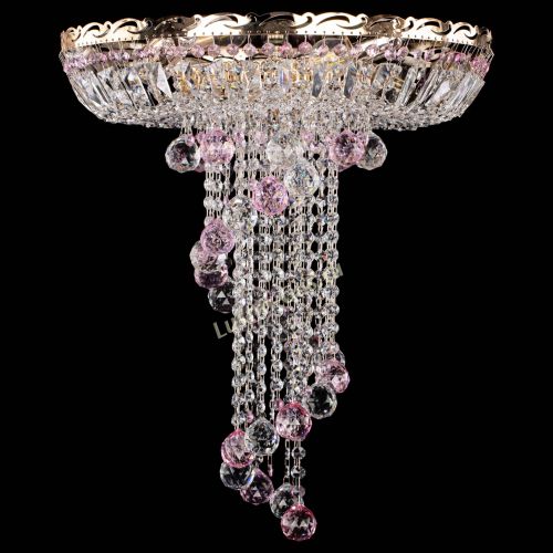 Люстра Диана №6 Шар 40 розовая в Кирове Люстра Диана №6 Шар 40 розовая в Кирове
