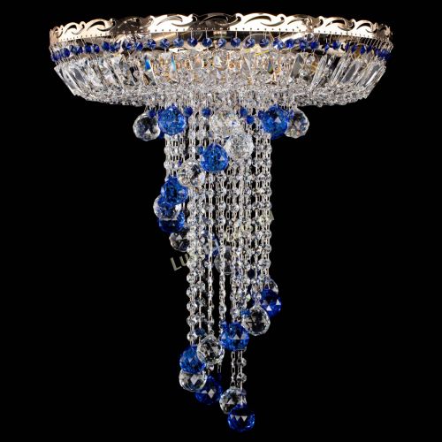 Люстра Диана №6 Шар 40 синяя в Кирове Гусь Хрустальный