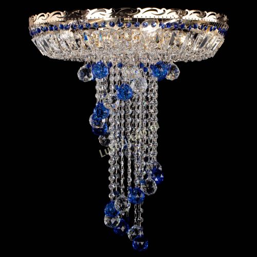 Люстра Диана №6 Шар 40 синяя в Кирове Гусь Хрустальный