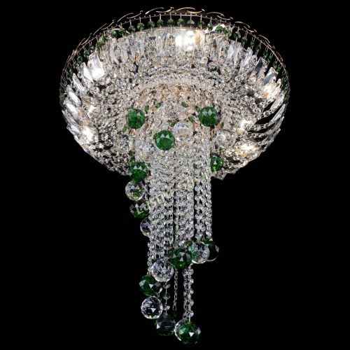 Люстра Диана №6 Шар 40 зеленая в Кирове Гусь Хрустальный