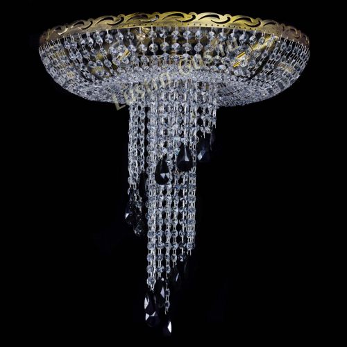 Люстра Диана №6 журавлик черная под бронзу  в Кирове Гусь Хрустальный