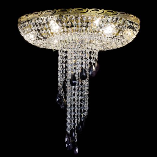 Люстра Диана №6 журавлик черная под бронзу  в Кирове Гусь Хрустальный