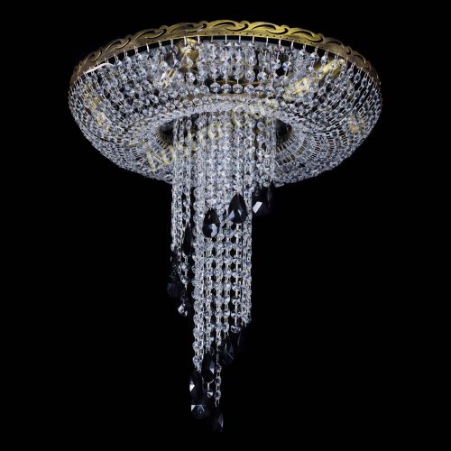 Люстра Диана №6 журавлик черная под бронзу  в Кирове Гусь Хрустальный