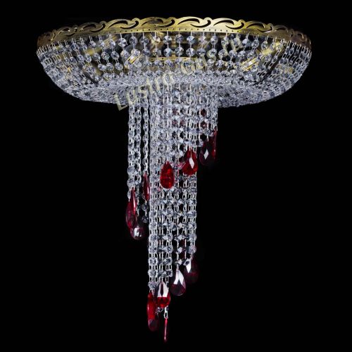 Люстра Диана №6 журавлик красная под бронзу в Кирове Гусь Хрустальный