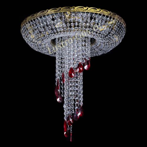 Люстра Диана №6 журавлик красная под бронзу в Кирове Гусь Хрустальный