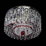 Люстра Диана Пластинка №3 красная в Кирове