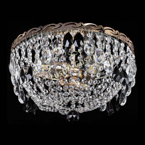 Люстра Диана журавлик черная в Кирове Гусь Хрустальный