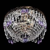 Люстра Диана журавлик фиолетовая в Кирове