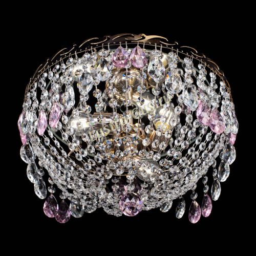 Люстра Диана журавлик розовая в Кирове Гусь Хрустальный