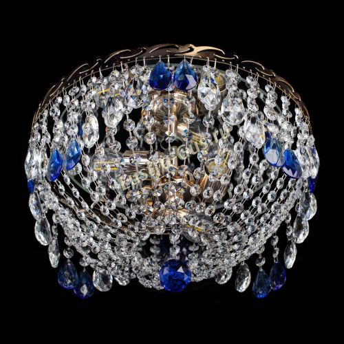 Люстра Диана журавлик синяя в Кирове Гусь Хрустальный