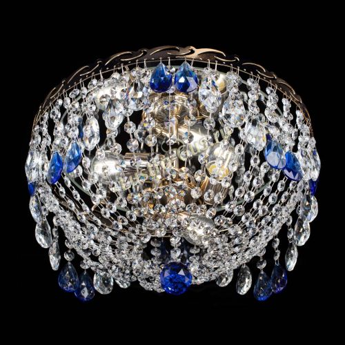 Люстра Диана журавлик синяя в Кирове Гусь Хрустальный