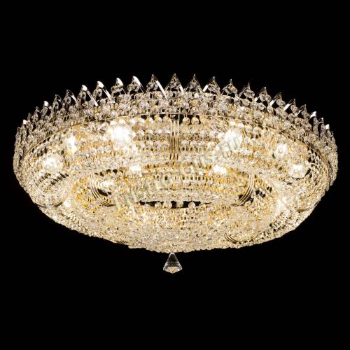 Люстра Двойное Кольцо Корона 700 мм в Кирове Гусь Хрустальный