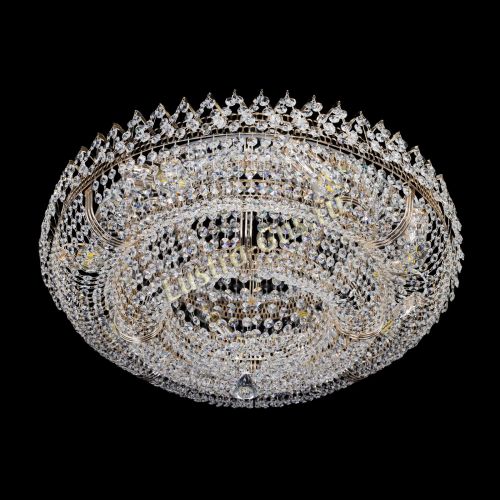 Люстра Двойное Кольцо Корона 700 мм в Кирове Гусь Хрустальный