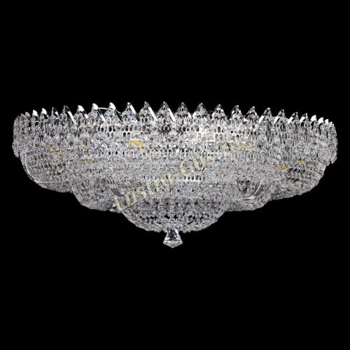 Люстра Двойное Кольцо Корона 700 мм в Кирове Гусь Хрустальный