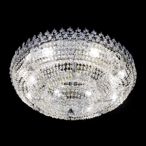 Люстра Двойное Кольцо Корона 700 мм в Кирове Гусь Хрустальный