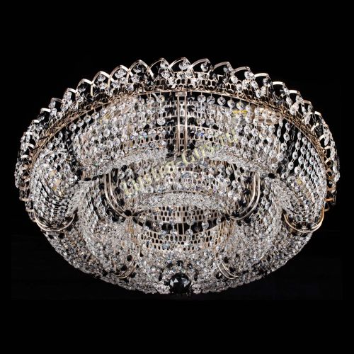 Люстра Двойное Кольцо Классика №6 черная в Кирове Гусь Хрустальный