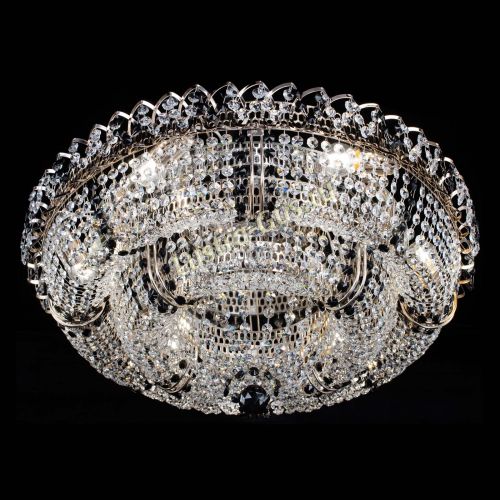 Люстра Двойное Кольцо Классика №6 черная в Кирове Гусь Хрустальный