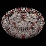 Люстра Двойное Кольцо Классика №6 красная в Кирове