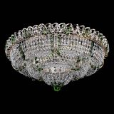 Люстра Двойное Кольцо Классика №6 зеленая в Кирове