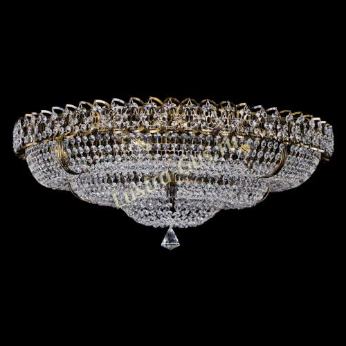 Люстра Двойное Кольцо Классика под бронзу в Кирове Гусь Хрустальный