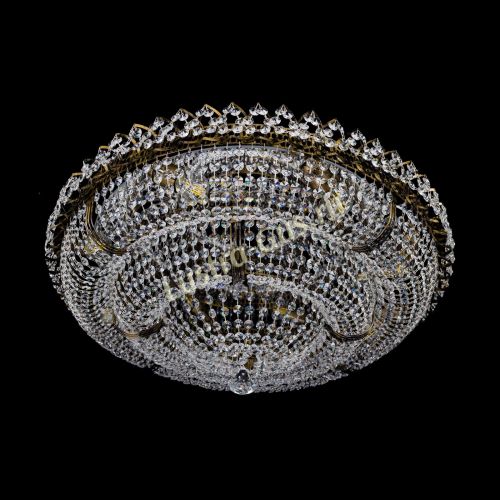 Люстра Двойное Кольцо Классика под бронзу в Кирове Гусь Хрустальный